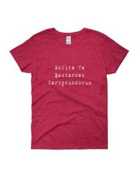 Red The Handmaid's Tale quote t-shirt